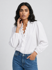 Isla — Ruffle Long Sleeve Blouse