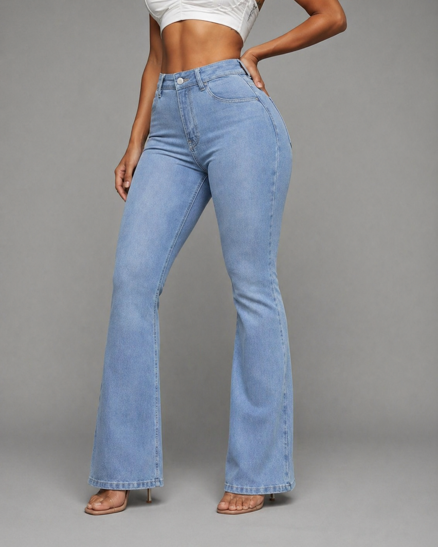 Vivi — High-Rise Flare Stretch Jeans