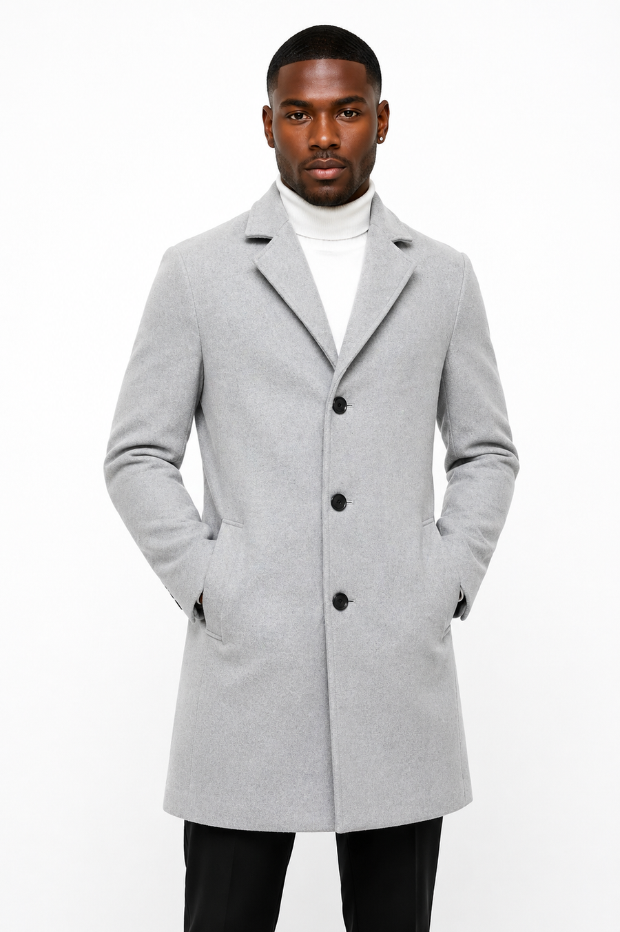 Cole — Wool Blend Longline Coat