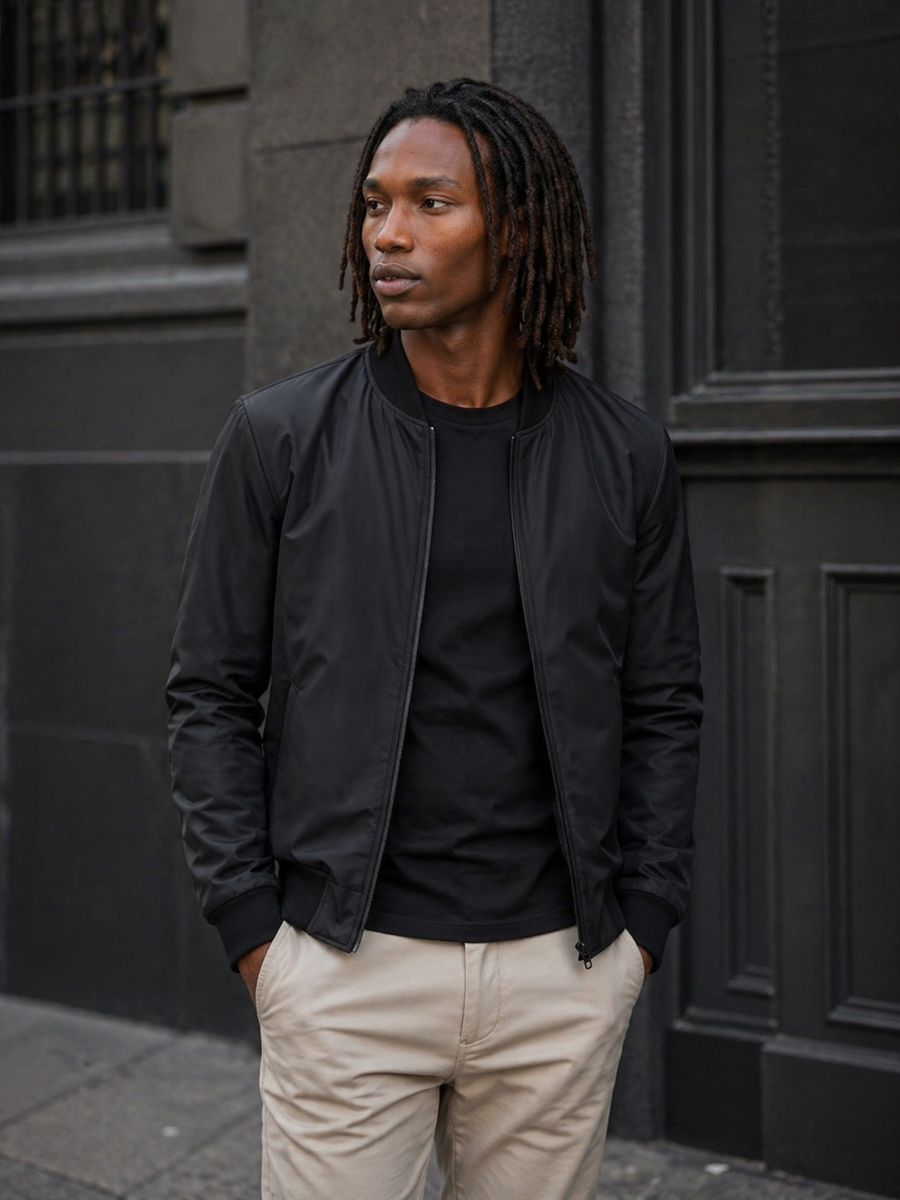 Ash — Relaxed Baseball Jacket
