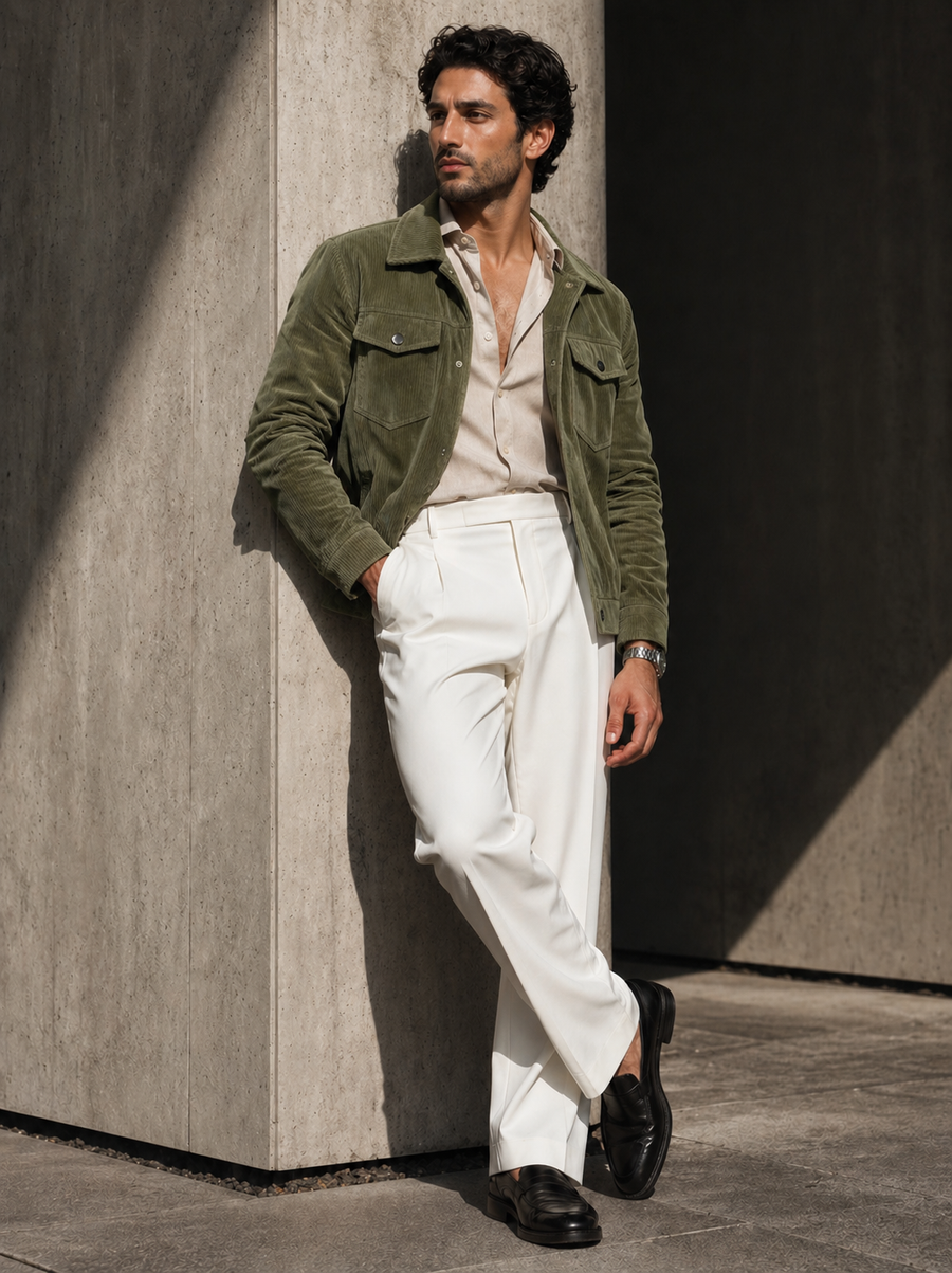 Finn — Corduroy Trucker Jacket