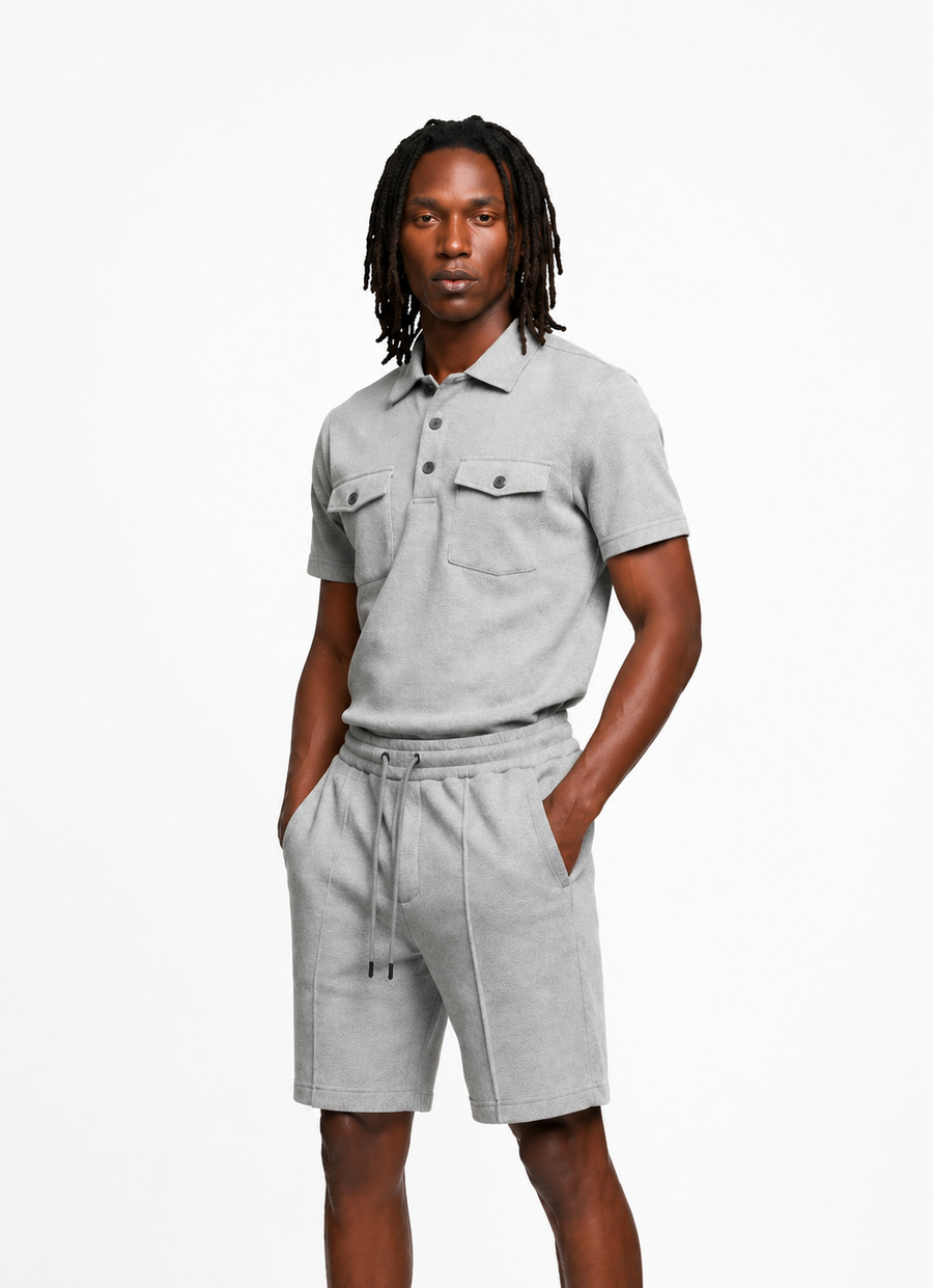 Milo — Waffle Knit Polo Set
