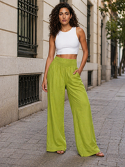 Roma — Wide Leg Beach Trousers